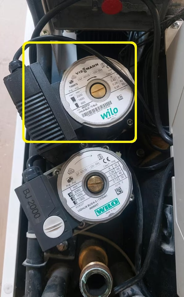 Reparatur Heizkreispumpe Viessmann Vitodens 300